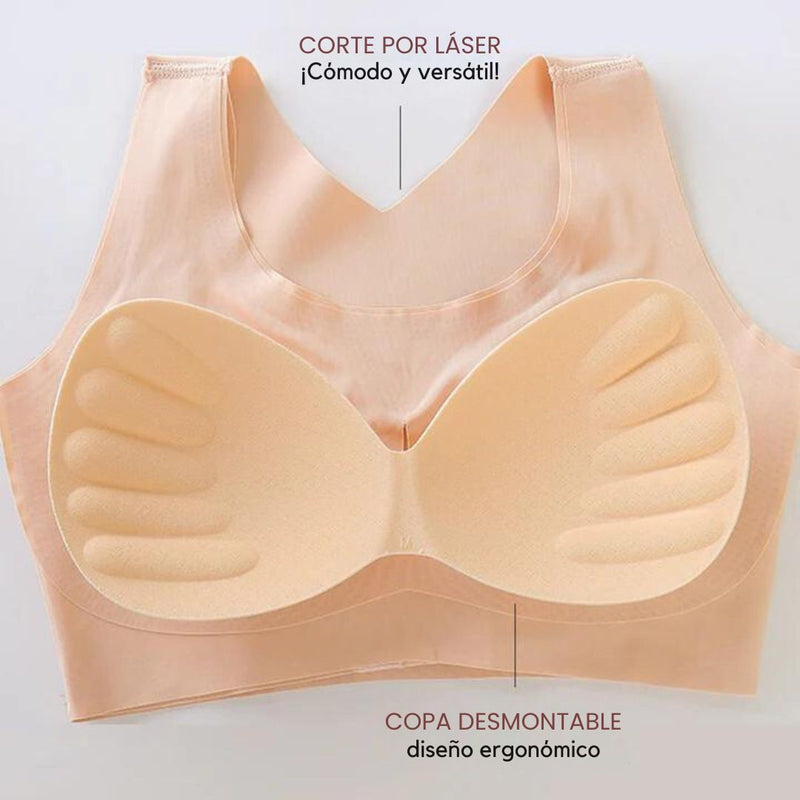 Brasier Comfort Push Up 2 en 1: Corrector de Postura y Top Deportivo