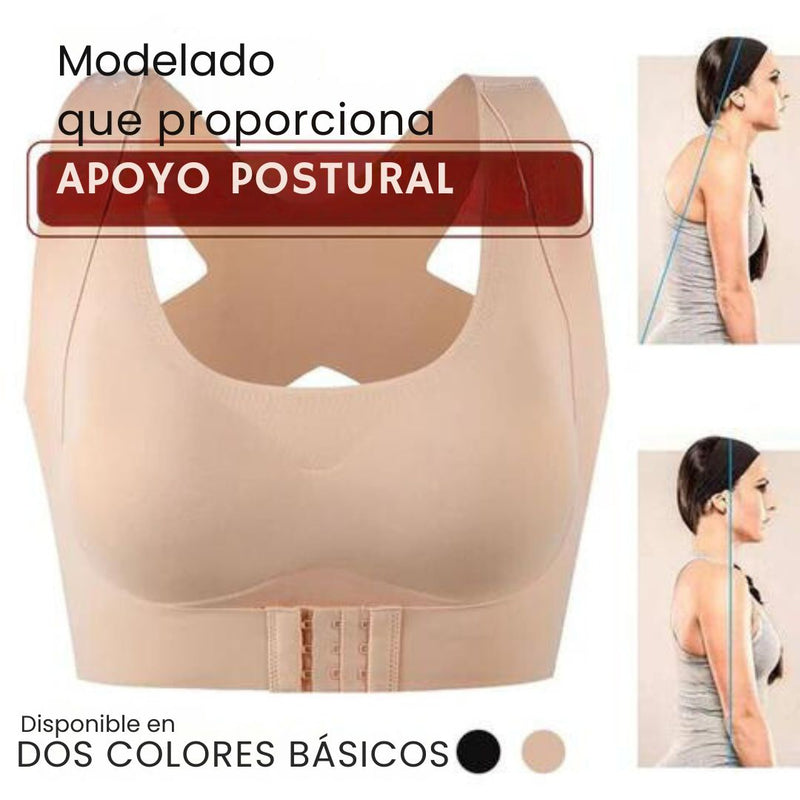 Brasier Comfort Push Up 2 en 1: Corrector de Postura y Top Deportivo