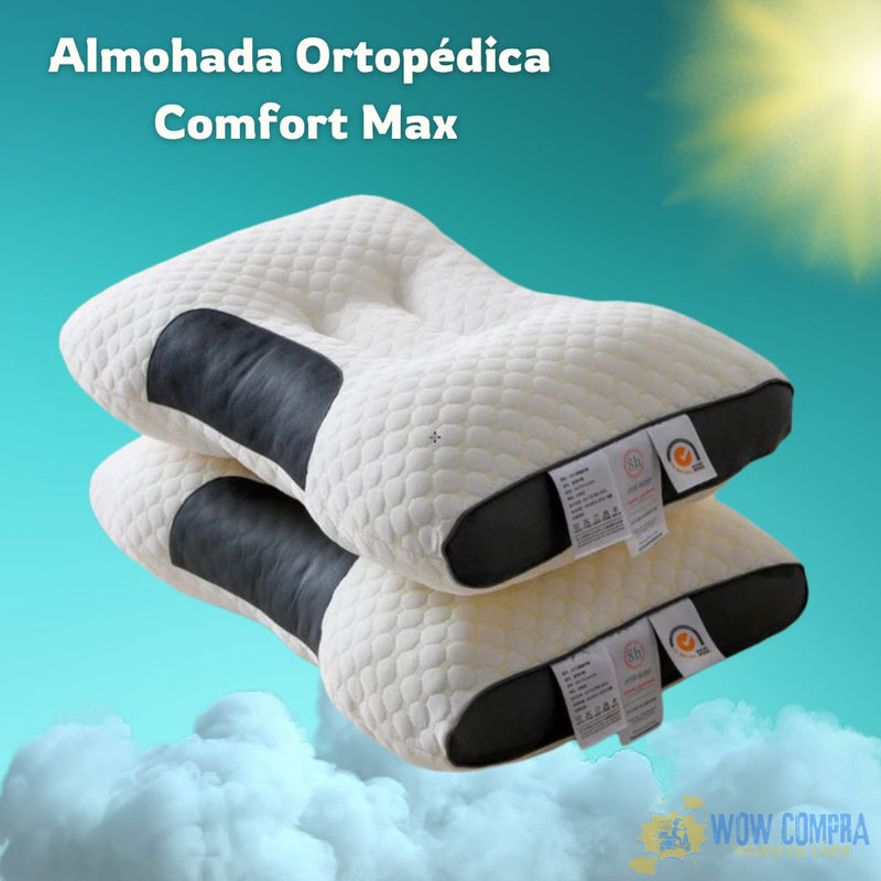 Almohada Ortopédica Comfort Max ¡50% de descuento en la compra de la segunda unidad!