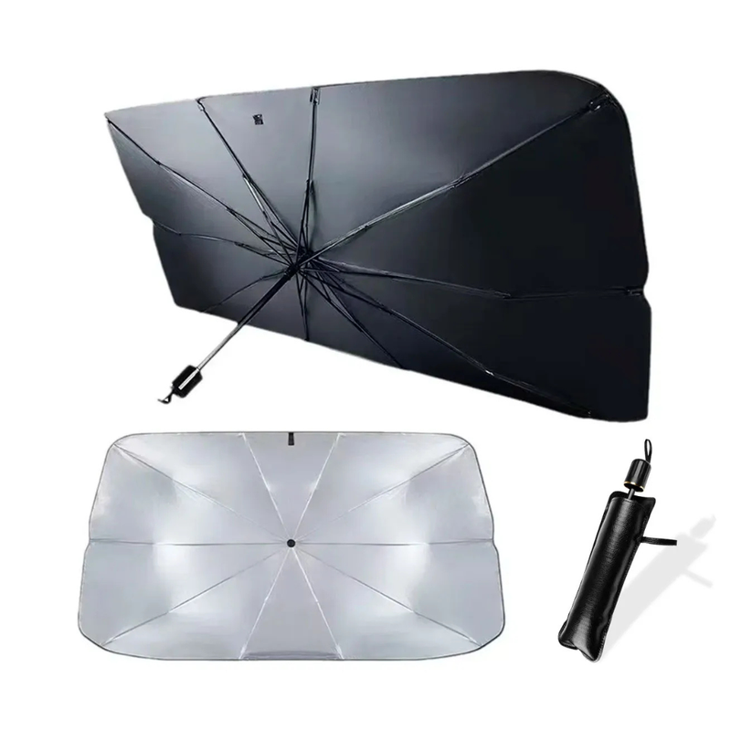 Parasol Plegable Anti-UV - Bloquea el Sol, Refresca tu Auto