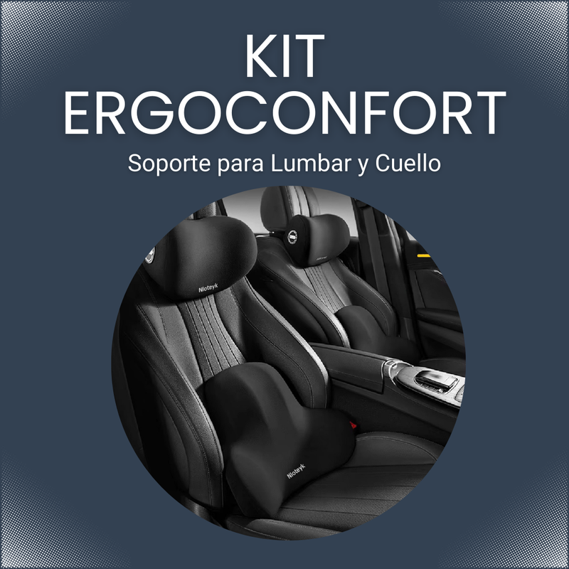 Kit ErgoConfort - Soporte para Lumbar y Cuello