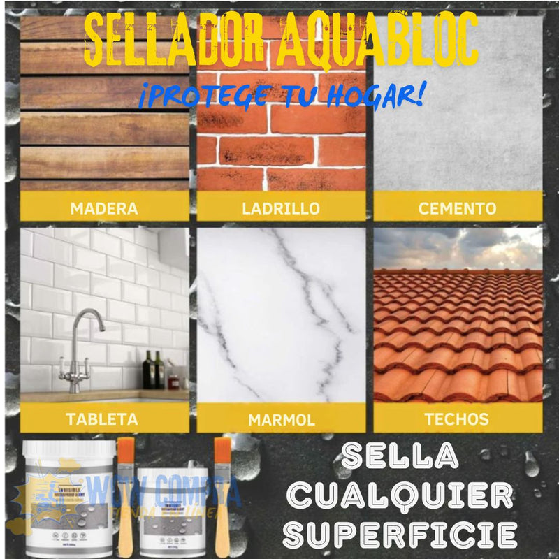 Sellador Impermeabilizante Invisible AquaBloc