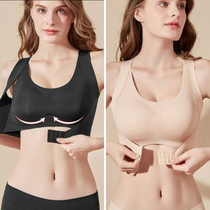 Brasier Comfort Push Up 2 en 1: Corrector de Postura y Top Deportivo