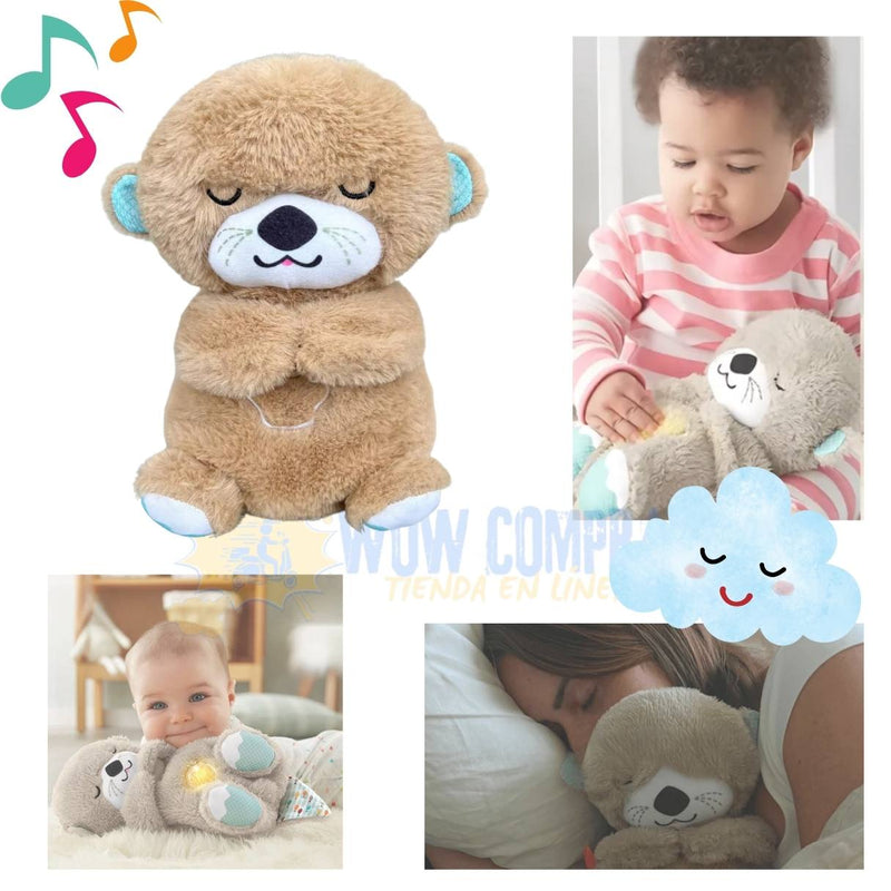 Peluche Nutria - Antiansiedad con Sonido y Respiración Relajante