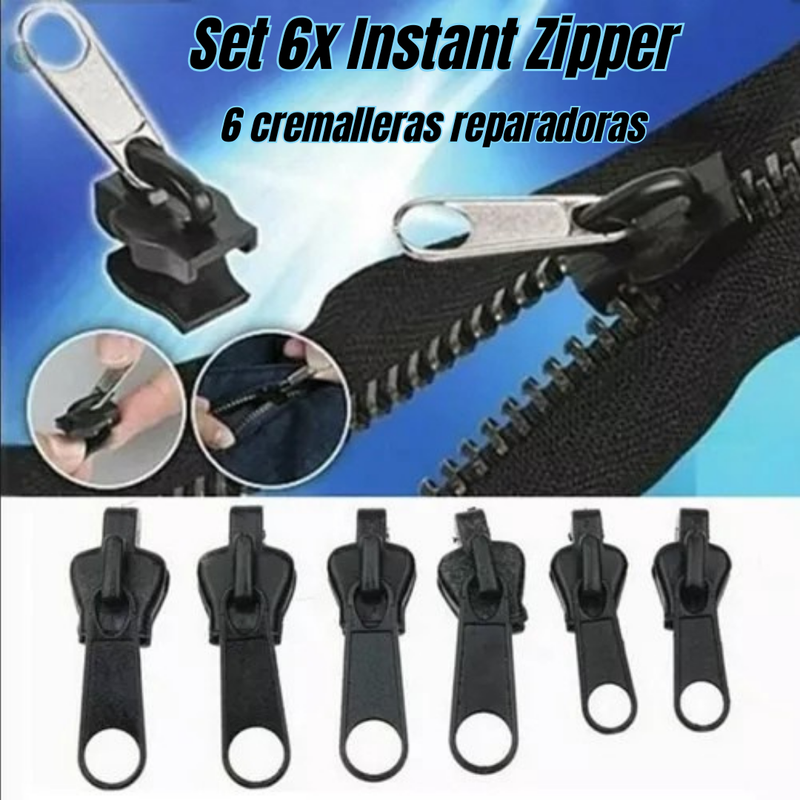 🌟 Instant Zipper - Kit Reparación de Cremalleras Universal – Set 6x 🌟