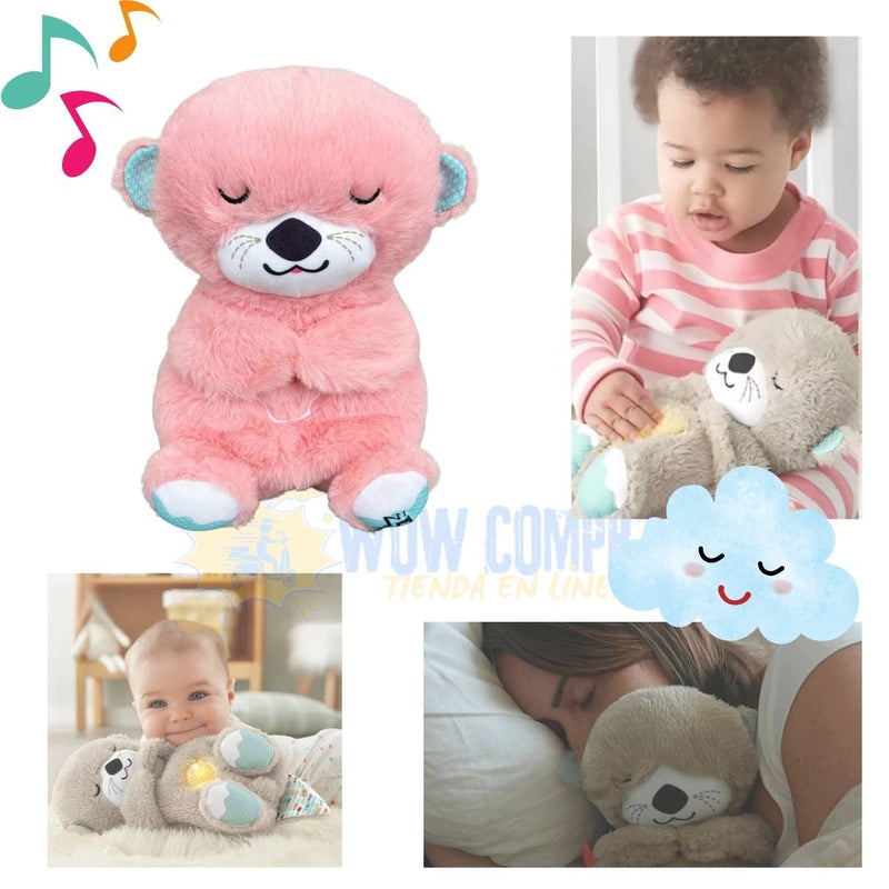 Peluche Nutria - Antiansiedad con Sonido y Respiración Relajante