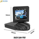 Dash Cam Pro - Cámara DVR Vehicular Grabadora con Pantalla Giratoria