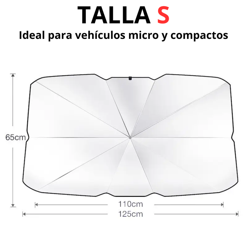 Parasol Plegable Anti-UV - Bloquea el Sol, Refresca tu Auto