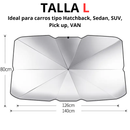 Parasol Plegable Anti-UV - Bloquea el Sol, Refresca tu Auto