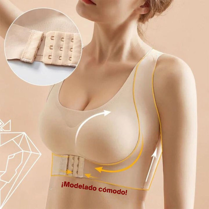 Brasier Comfort Push Up 2 en 1: Corrector de Postura y Top Deportivo