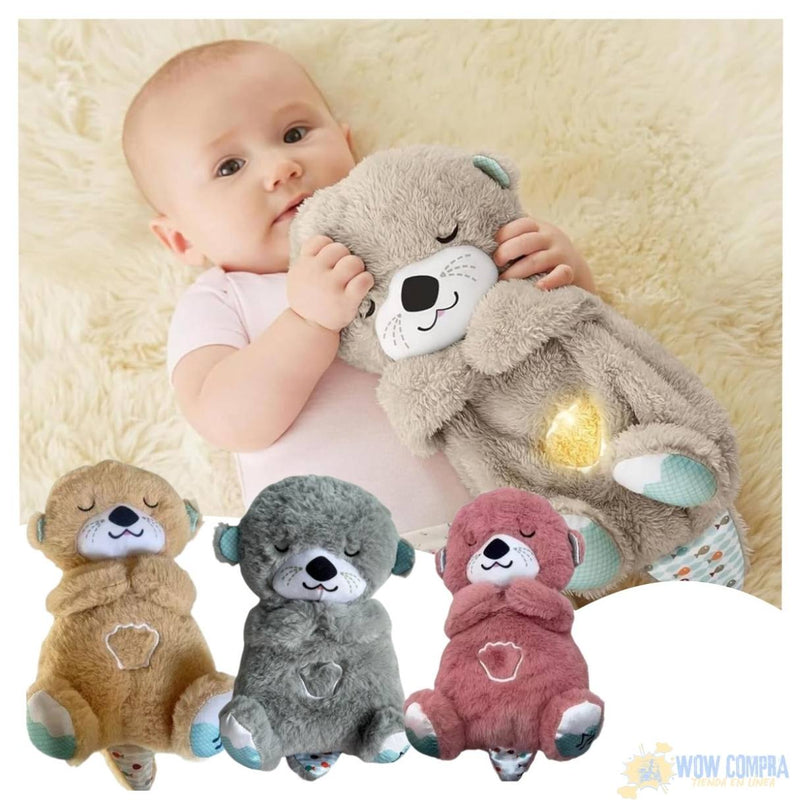 Peluche Nutria - Antiansiedad con Sonido y Respiración Relajante