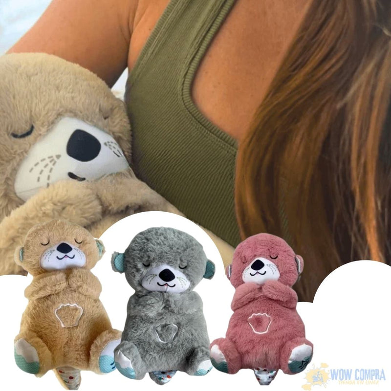 Peluche Nutria - Antiansiedad con Sonido y Respiración Relajante