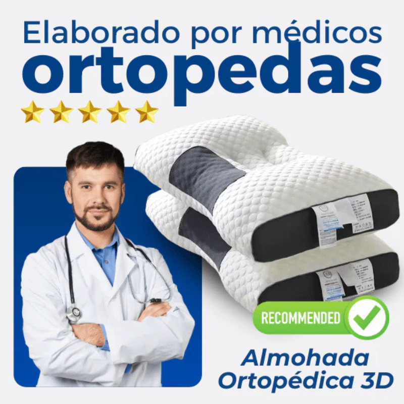 Almohada Ortopédica Comfort Max ¡50% de descuento en la compra de la segunda unidad!