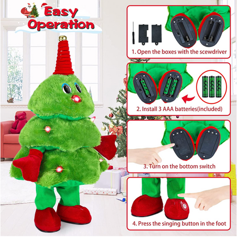 Arbol de Navidad Canta y Baila ¡No te quedes sin el tuyo! 🎄