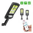 Ecoluz Solar - Lámpara con panel solar, detector de movimiento y control a distancia